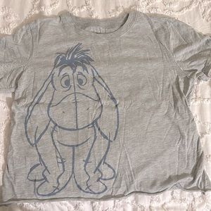 Eyore from winnie the pooh cute crop top